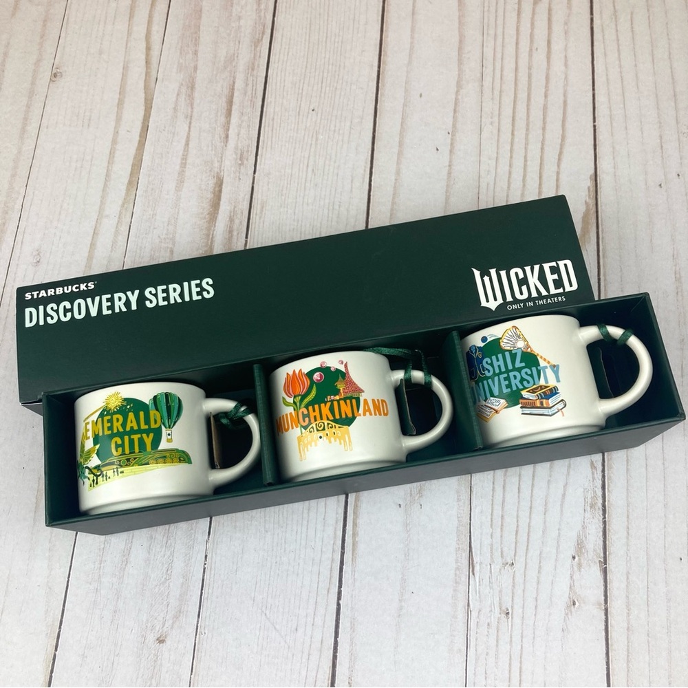 NWT Starbucks Wicked Discovery Series Ornaments Set L005